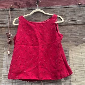 90s Wool Red Apple Tank